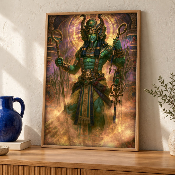 Ancient Egypt Art, Osiris God Underworld Mythology