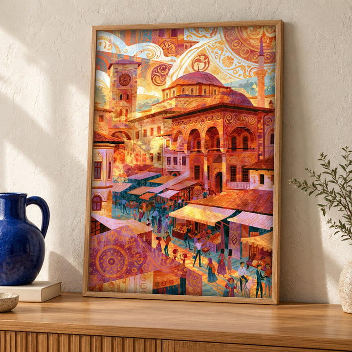 Ottoman Empire Art, Islamic Bazaar Print