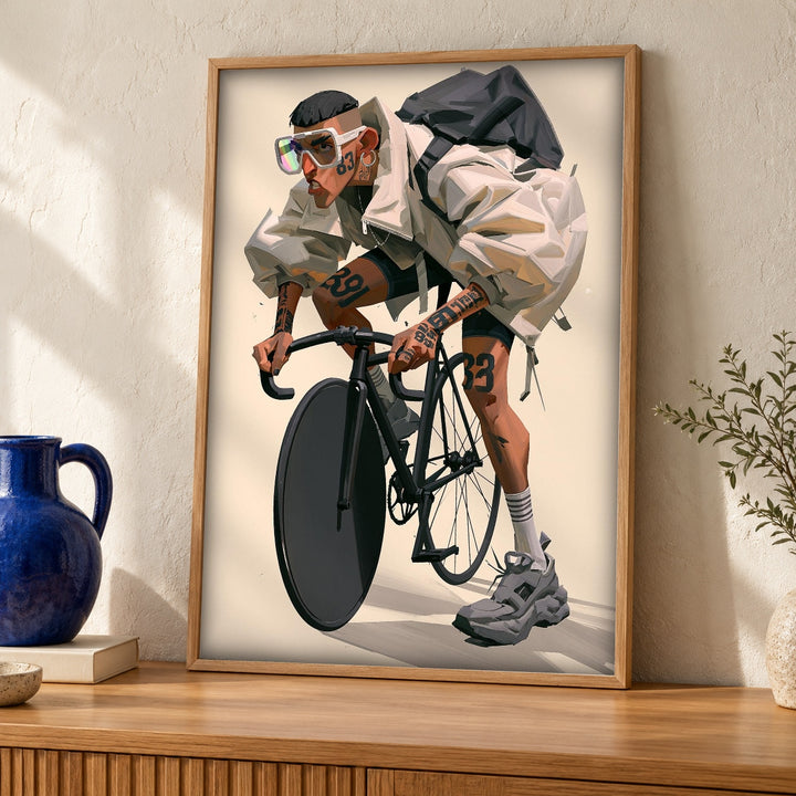 Hypebeast Decor, Urban Cyclist Street Style, Tattooed Rider