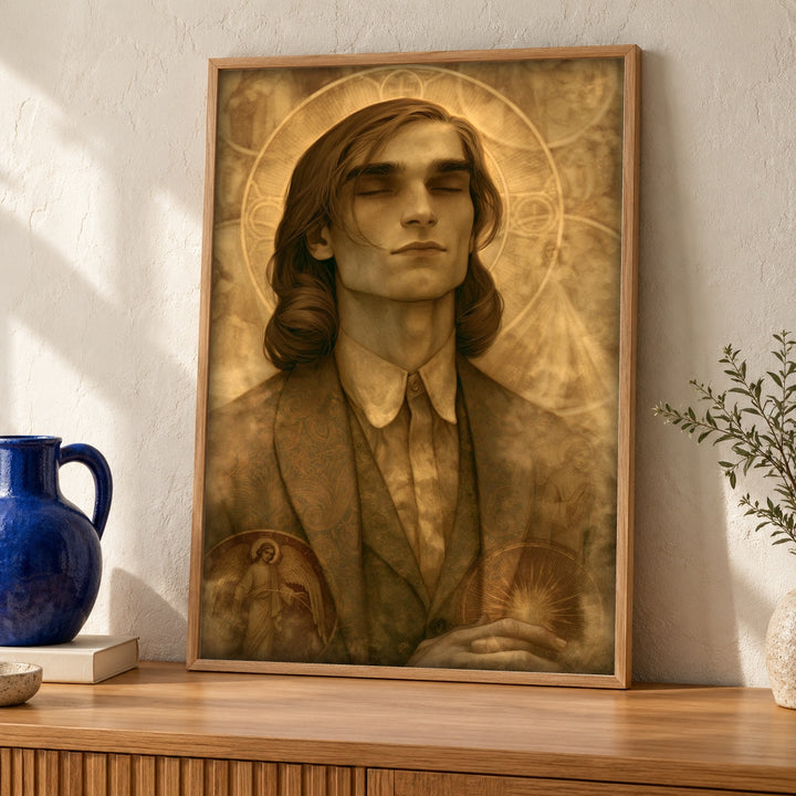 Christian Artwork, Orthodox Icon Saint, Sacred Byzantine Halo