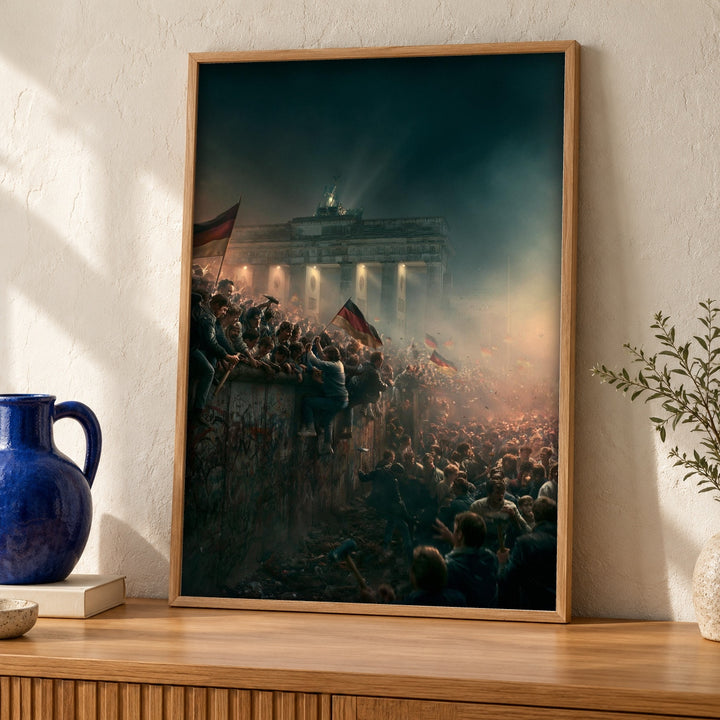 Berlin Wall Art, Cold War Germany Print