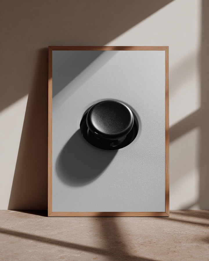 Gaming Wall Art, Minimalist Arcade Button Print, Gamer Gift