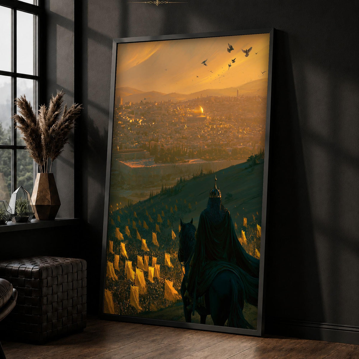 Saladin Jerusalem Art, Islamic Conquest Poster