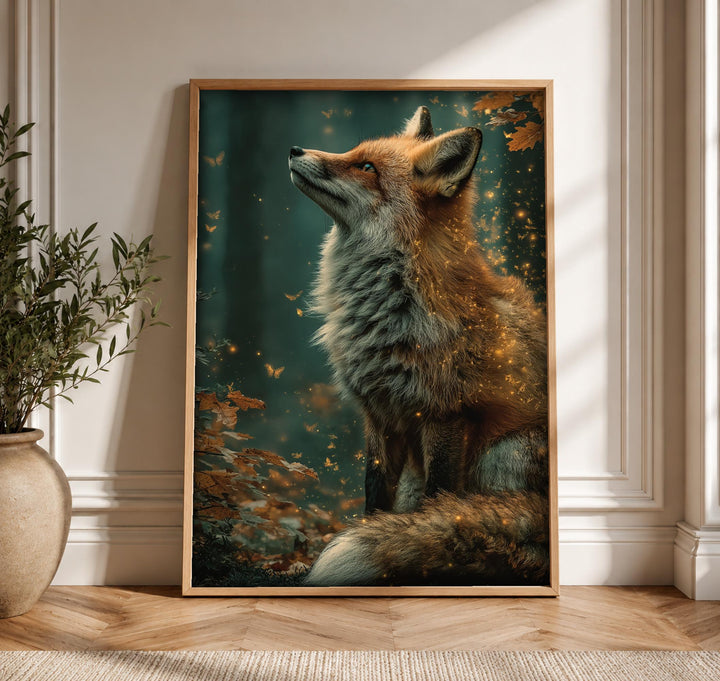 Enchanted Forest Art, Magical Fox Spirit Print