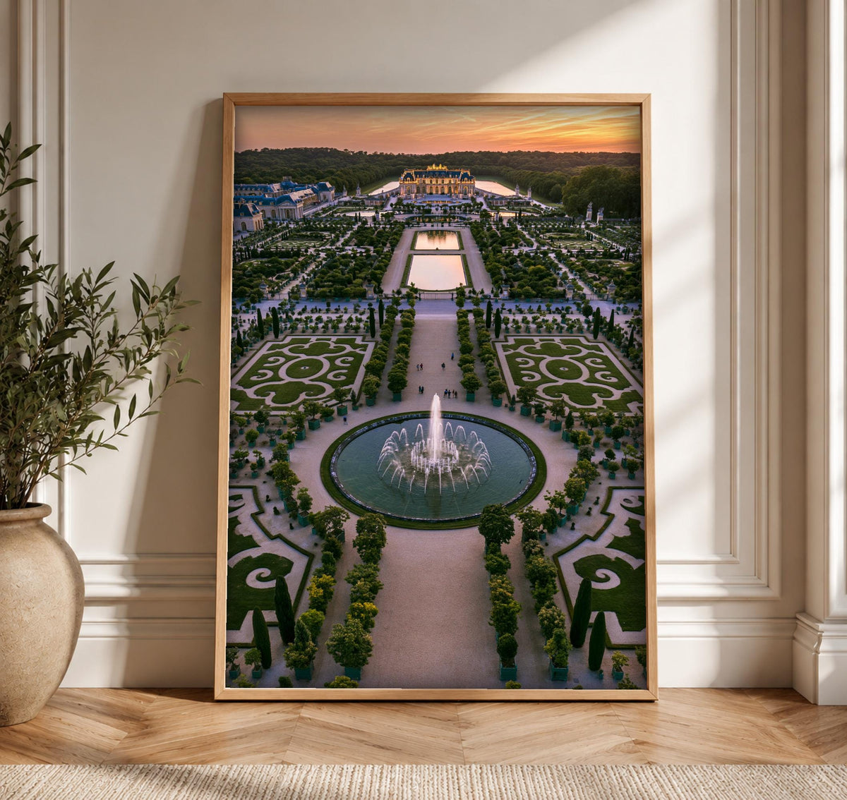 Palace of Versailles, Sun King Gardens Print