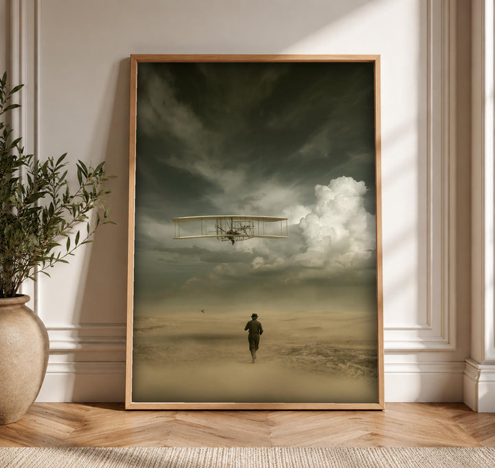 Aviation Wall Art, Wright Flyer First Flight Print