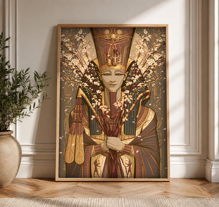 Egyptian Pharaoh Art, Ancient Kingdom Print