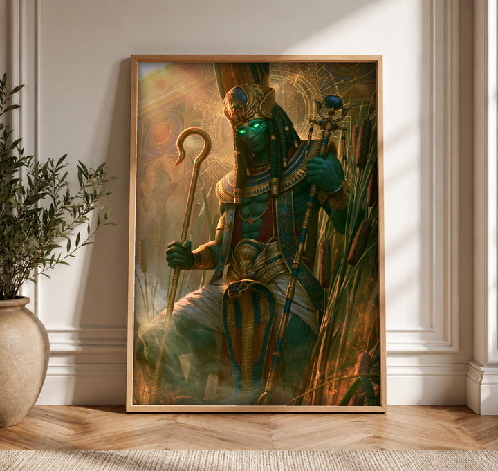 Egyptian God Art, Osiris Ancient Egypt Print