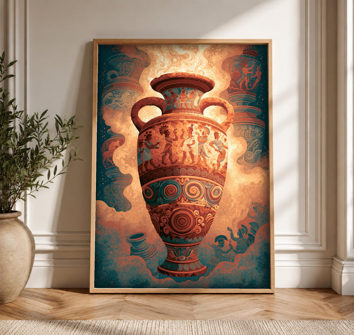 Ancient Greek Art, Athenian Amphora Mythology Print