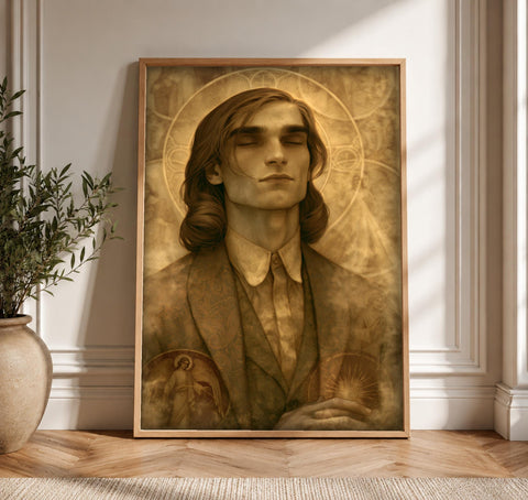 Christian Artwork, Orthodox Icon Saint, Sacred Byzantine Halo